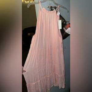 Brand new with tags Francesca’s pink dress. Size XL